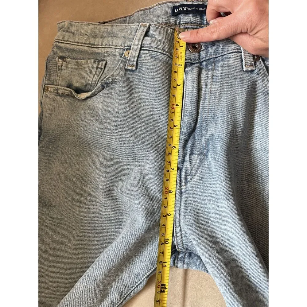 Levi’s Made & Crafted 511 Slim Jeans Men’s 32x34 Light Wash Blue Denim